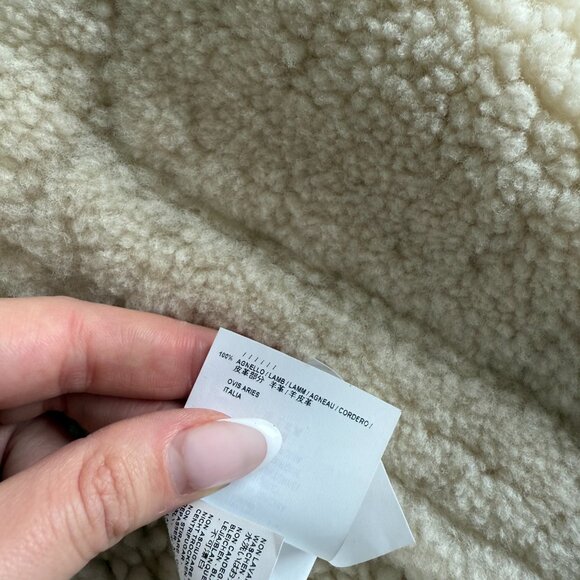 Balenciaga Black and White Leather Jacket - Picture 6 of 15